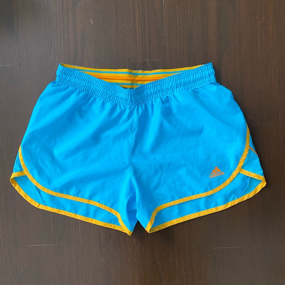 Bright blue adidas athletic shorts NWOT